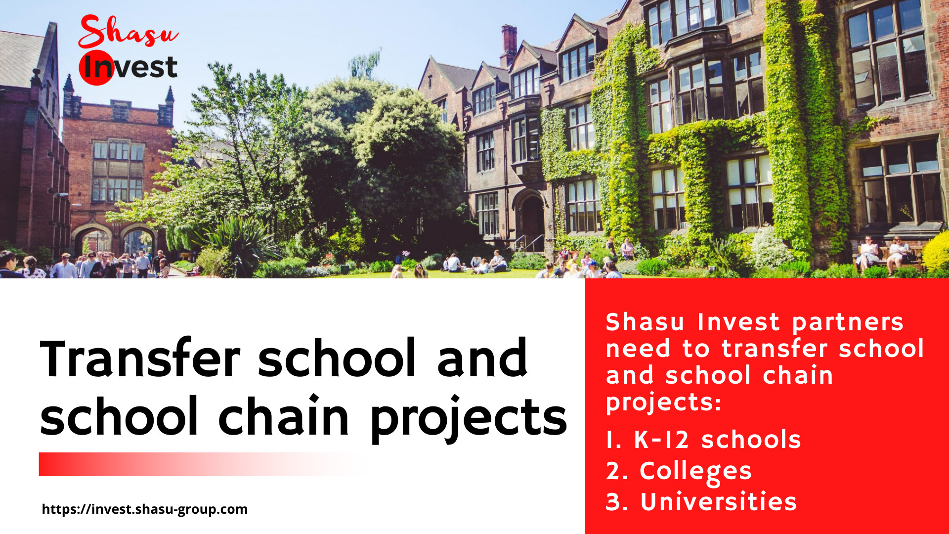 Transfer School and School Chain Projects
