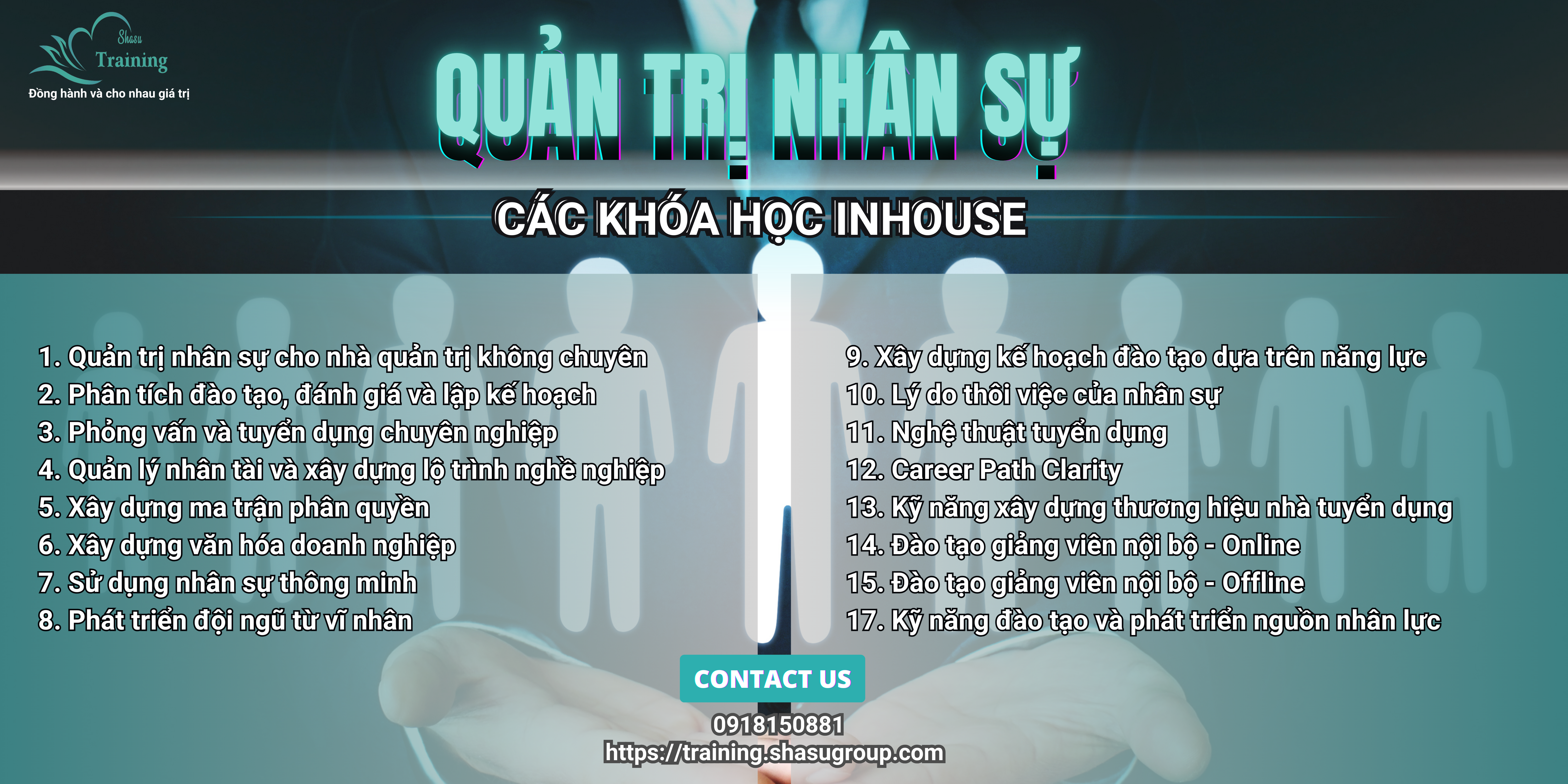 [CÁC KHÓA HỌC INHOUSE] QUẢN TRỊ NHÂN SỰ