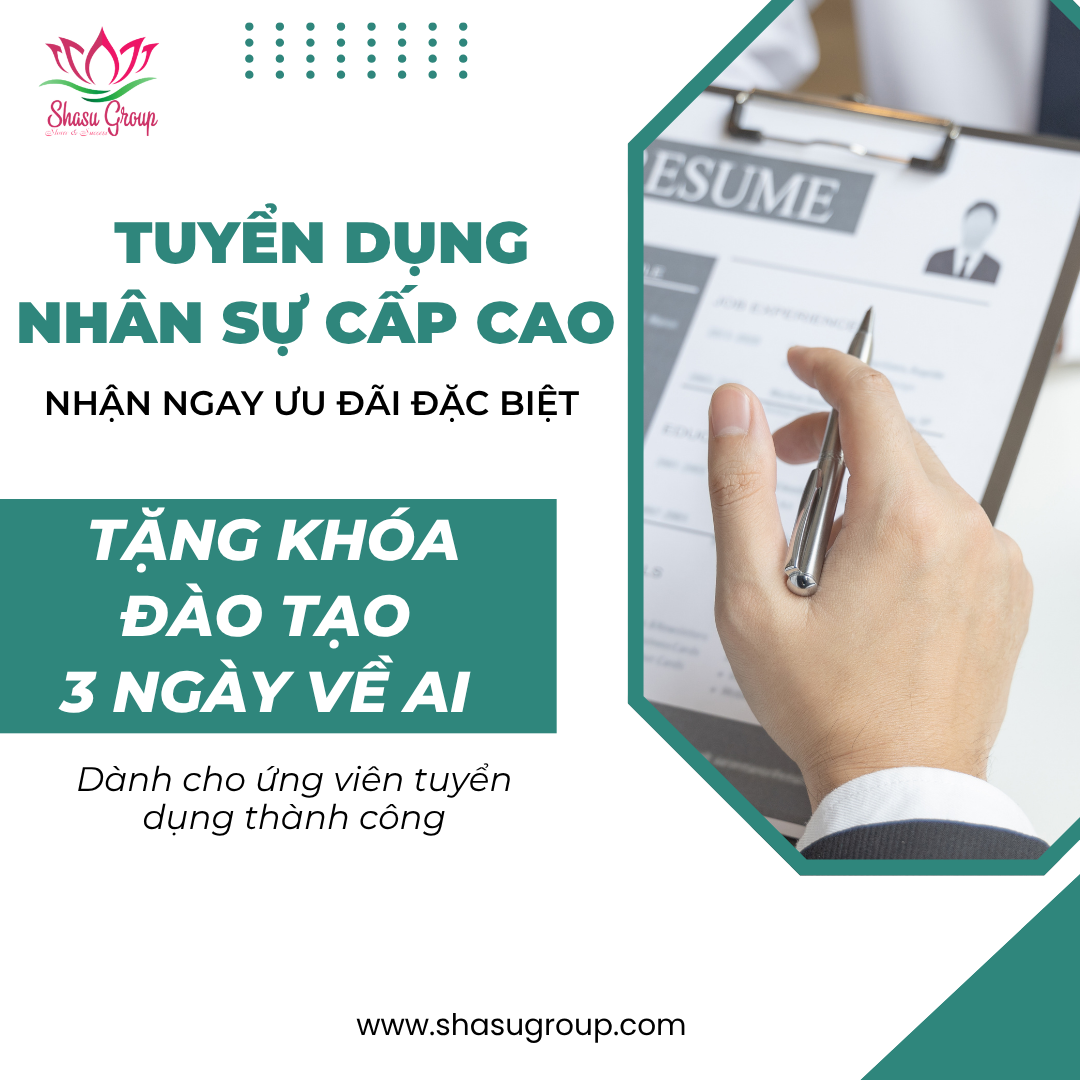 HR STRATEGY: CHÍNH SÁCH ĐÀO TẠO MIỄN PHÍ 3 NGÀY VỀ AI CHO ỨNG VIÊN TUYỂN DỤNG THÀNH CÔNG