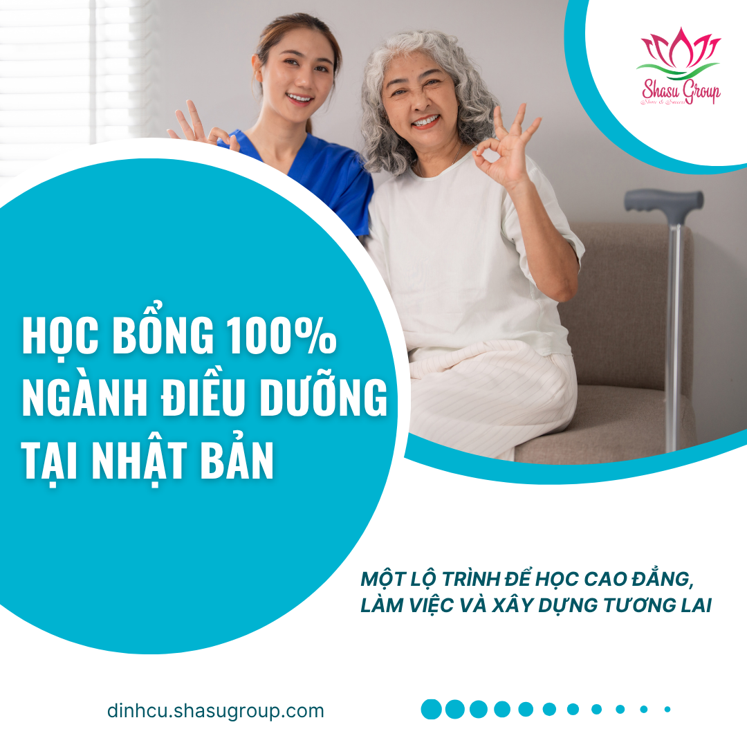 HỌC BỔNG 100% NGÀNH ĐIỀU DƯỠNG TẠI NHẬT BẢN – MỘT LỘ TRÌNH ĐỂ HỌC CAO ĐẲNG, LÀM VIỆC VÀ XÂY DỰNG TƯƠNG LAI
